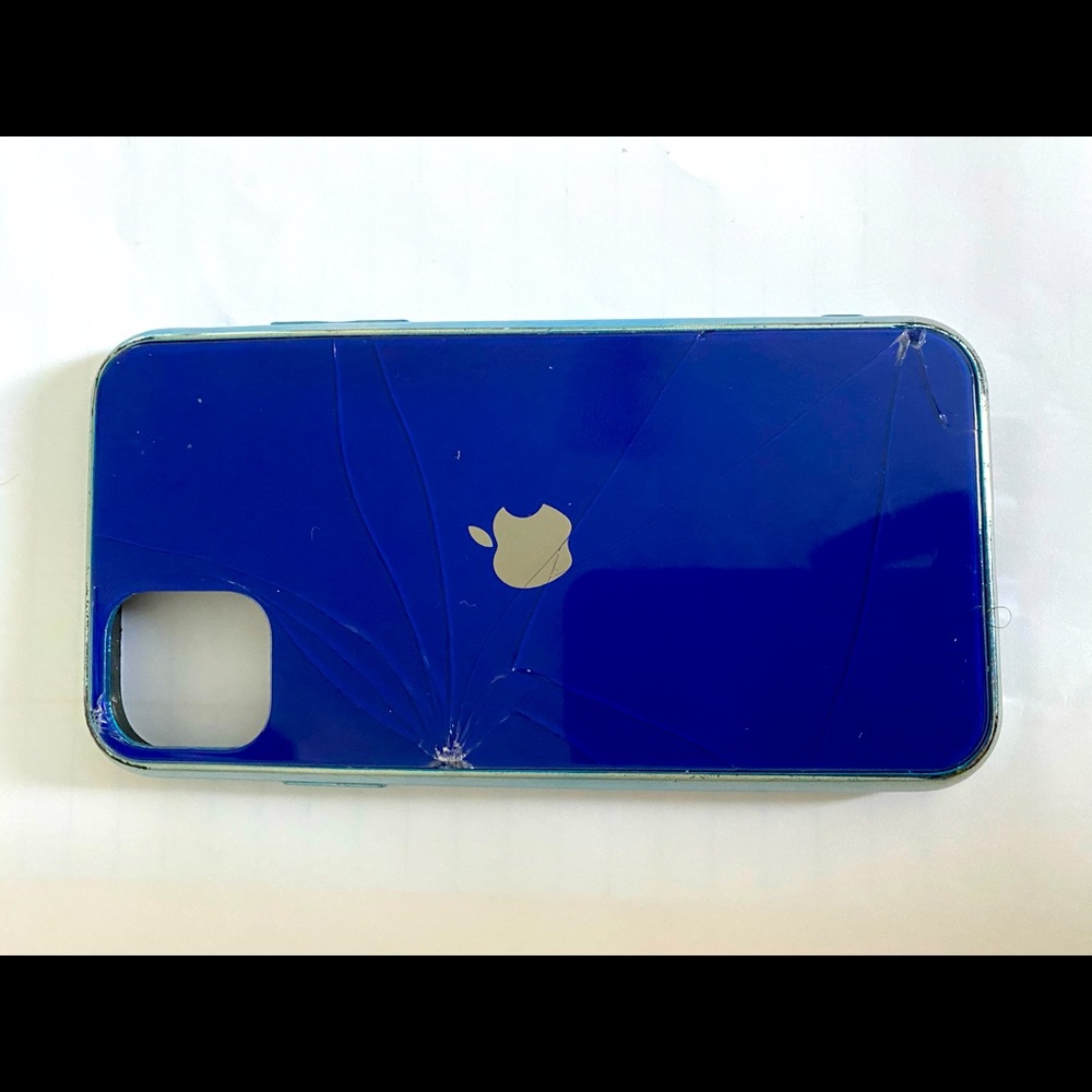 Apple Blue Chrome Hard iPhone 11 Case